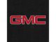 Lloyd Ultimat Front Floor Mats with Red GMC Logo; Black (07-13 Sierra 1500 Regular Cab)