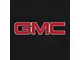 Lloyd Ultimat Front Floor Mats with Red GMC Logo; Black (14-18 Sierra 1500 Double Cab, Crew Cab)
