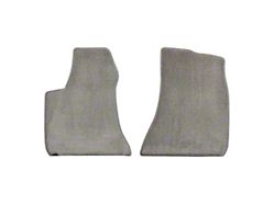 Lloyd Ultimat Front Floor Mats with Silverado Logo; Grey (19-26 Silverado 1500 Double Cab, Crew Cab)
