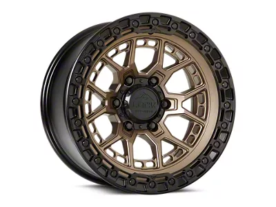 Lock Off-Road Commando Matte Bronze with Matte Black Ring 8-Lug Wheel; 20x10; 18mm Offset (03-09 RAM 2500)