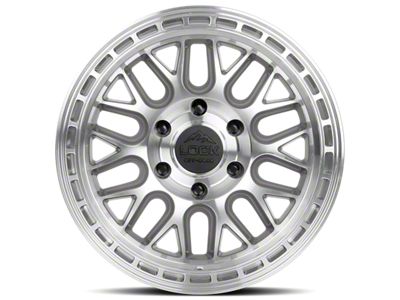 Lock Off-Road Onyx Machining with Clear Coat 6-Lug Wheel; 17x9; -12mm Offset (07-13 Sierra 1500)