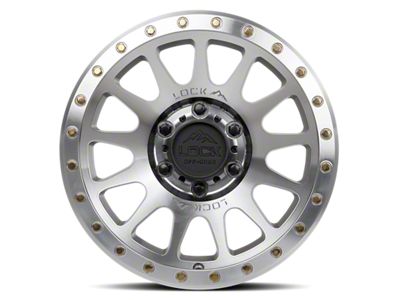 Lock Off-Road Yosemite Machining with Clear Coat 6-Lug Wheel; 20x9; 18mm Offset (07-13 Sierra 1500)