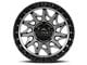Lock Off-Road Lunatic Matte Grey with Matte Black Ring 6-Lug Wheel; 18x9; 1mm Offset (07-14 Tahoe)