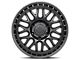 Lock Off-Road Onyx Matte Black with Matte Black Ring 6-Lug Wheel; 17x9; -12mm Offset (07-14 Tahoe)