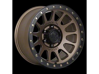 Lock Off-Road Yosemite Matte Desert Bronze with Matte Black Ring 8-Lug Wheel; 20x10; -18mm Offset (08-10 F-250 Super Duty)
