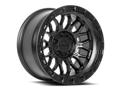 Lock Off-Road Combat Matte Black with Matte Black Ring 8-Lug Wheel; 20x10; 18mm Offset (10-18 RAM 3500 SRW)