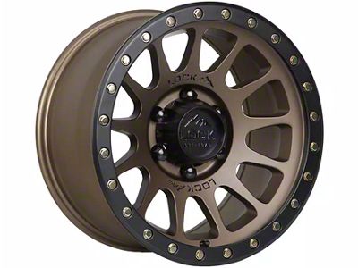 Lock Off-Road Yosemite Matte Desert Bronze with Matte Black Ring 8-Lug Wheel; 20x10; -18mm Offset (11-16 F-250 Super Duty)