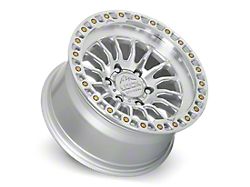 Lock Off-Road Grit Machine with Clear Coat 6-Lug Wheel; 17x9; -12mm Offset (15-20 F-150)