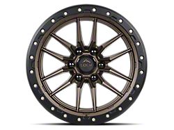 Lock Off-Road Krawler Matte Bronze with Matte Black Ring 6-Lug Wheel; 17x9; 1mm Offset (15-20 F-150)
