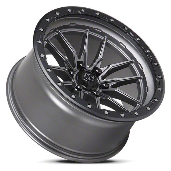 Lock Off-Road Silverado 3500 Krawler Matte Grey with Matte Black