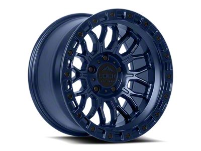 Lock Off-Road Combat Matte Blue 8-Lug Wheel; 20x10; 18mm Offset (17-22 F-350 Super Duty SRW)