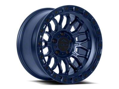 Lock Off-Road Combat Matte Blue 6-Lug Wheel; 17x9; 1mm Offset (19-23 Ranger)