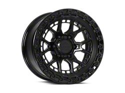 Lock Off-Road Commando Matte Black with Gloss Black Ring 6-Lug Wheel; 20x9; 0mm Offset (19-26 Sierra 1500)