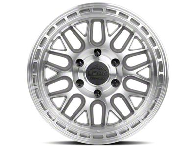Lock Off-Road Onyx Machining with Clear Coat 6-Lug Wheel; 17x9; 1mm Offset (19-25 Silverado 1500)