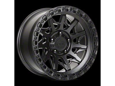 Lock Off-Road Lunatic Matte Black with Matte Black Ring 8-Lug Wheel; 20x10; -18mm Offset (99-07 F-250 Super Duty)