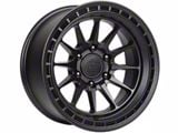 Lock Off-Road Baja Matte Black with Matte Black Ring 6-Lug Wheel; 17x9; -12mm Offset (99-06 Sierra 1500)