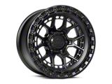 Lock Off-Road Commando Matte Black with Matte Black Ring 6-Lug Wheel; 17x9; 12mm Offset (99-06 Sierra 1500)