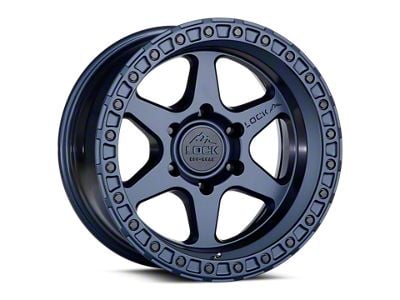 Lock Off-Road Olympus Matte Blue 6-Lug Wheel; 17x9; 12mm Offset (99-06 Silverado 1500)
