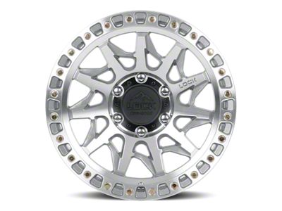 Lock Off-Road Lunatic Machine with Clear Coat 6-Lug Wheel; 17x9; -12mm Offset (23-24 Canyon)
