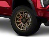 Lock Off-Road Lunatic Matte Bronze with Matte Black Ring 6-Lug Wheel; 20x9; 0mm Offset (23-26 Canyon)