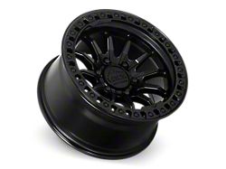 Lock Off-Road Trail Matte Black with Gloss Black Ring 6-Lug Wheel; 17x9; 1mm Offset (23-26 Canyon)