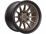 Lock Off-Road Baja Matte Desert Bronze with Matte Black Ring 6-Lug Wheel; 17x9; -12mm Offset (21-26 F-150)