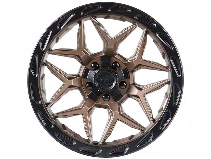 Lock Off-Road F-150 Matrix Matte Bronze with Matte Black Ring 6