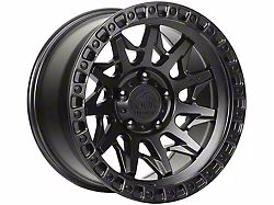 Lock Off-Road Lunatic Matte Black with Matte Black Ring 8-Lug Wheel; 20x10; -18mm Offset (17-22 F-250 Super Duty)