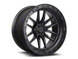Lock Off-Road Krawler Matte Black with Matte Black Ring 8-Lug Wheel; 20x9; 20mm Offset (19-26 RAM 3500 SRW)