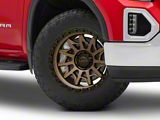 Lock Off-Road Lunatic Matte Bronze with Matte Black Ring 6-Lug Wheel; 20x9; 0mm Offset (19-26 Sierra 1500)