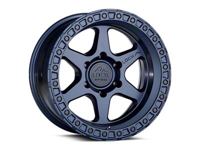 Lock Off-Road Olympus Matte Blue 6-Lug Wheel; 17x9; 12mm Offset (14-18 Silverado 1500)