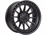 Lock Off-Road Baja Matte Black with Matte Black Ring 6-Lug Wheel; 17x9; 0mm Offset (07-14 Tahoe)