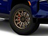 Lock Off-Road Lunatic Matte Bronze with Matte Black Ring 6-Lug Wheel; 20x9; 0mm Offset (21-26 Tahoe)
