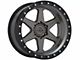 Lock Off-Road Olympus Matte Grey with Matte Black Ring 6-Lug Wheel; 20x9; 0mm Offset (21-24 Yukon)