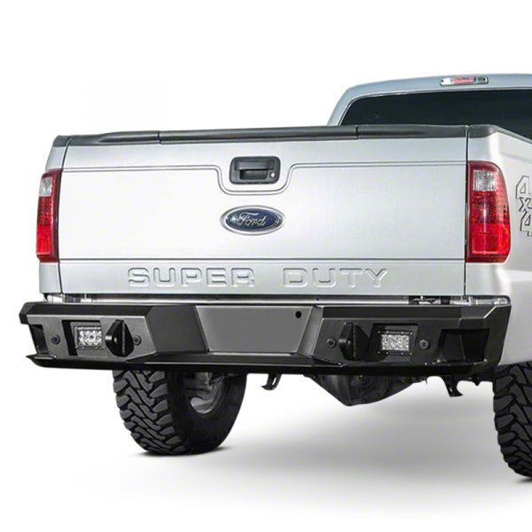 LoD Offroad F250 Super Duty Signature Series Rear Bumper; Black
