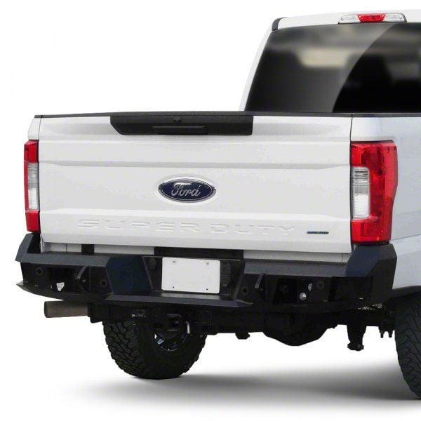 LoD Offroad F250 Super Duty Signature Series Rear Bumper; Black