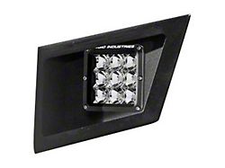 LoD Offroad Signature Series Rear Bumper Light Bezels for use with Rigid Dually XL Lights; Black Texture (11-16 F-350 Super Duty)