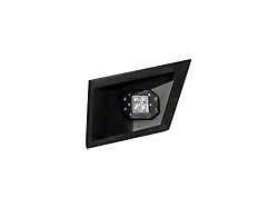 LoD Offroad Signature Series Rear Bumper Light Bezels for use with Rigid Dually / Dually 2 Series Flush Mount Lights; Black Texture (17-22 F-350 Super Duty)