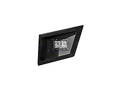 LoD Offroad Signature Series Rear Bumper Light Bezels for use with Rigid E-Series 4-Inch Lights; Black Texture (17-22 F-350 Super Duty)