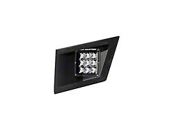 LoD Offroad Signature Series Rear Bumper Light Bezels for use with Rigid Dually XL Lights; Black Texture (17-22 F-350 Super Duty)