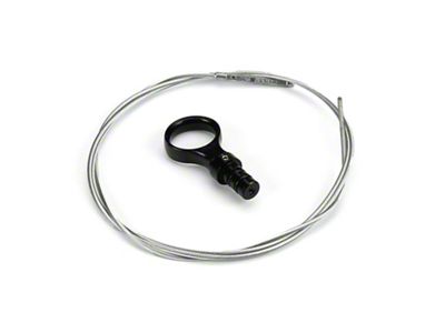 Lokar Billet Aluminum Direct Mount Engine Dipstick; Black (11-25 5.0L F-150)
