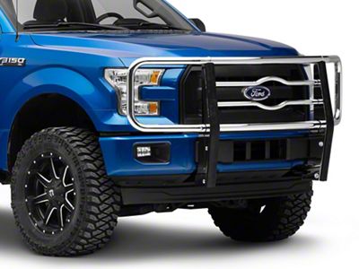 2-Inch Tubular Grille Guard; Chrome (15-20 F-150, Excluding Raptor)