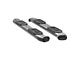 6-Inch Oval Tubular Nerf Side Step Bars; Black (07-18 Sierra 1500 Extended/Double Cab)