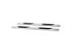 6-Inch Oval Tubular Nerf Side Step Bars; Polished Stainless (07-18 Silverado 1500 Extended/Double Cab)
