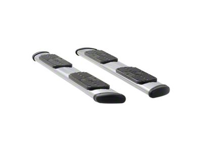 Regal 7-Inch Oval Side Step Bars; Polished Stainless (17-24 F-350 Super Duty SuperCrew)