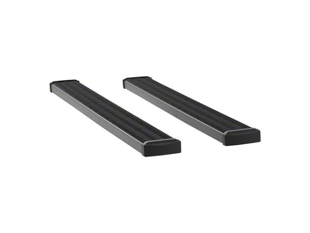 Grip Step 7-Inch Running Boards; Textured Black (15-24 F-150 SuperCab)