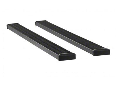 Grip Step 7-Inch Wheel-to-Wheel Running Boards; Rocker Mount; Textured Black (09-18 RAM 1500 Regular Cab)