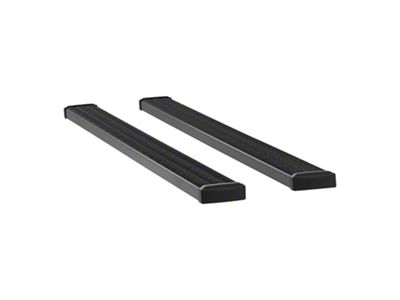Grip Step 7-Inch Wheel-to-Wheel Running Boards; Rocker Mount; Textured Black (09-18 RAM 1500 Crew Cab)