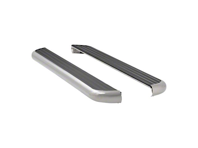MegaStep 6.50-Inch Running Boards; Body Mount; Polished Stainless (09-18 RAM 1500 Crew Cab)