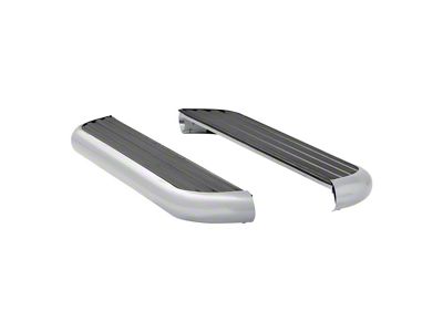 MegaStep 6.50-Inch Wheel-to-Wheel Running Boards; Body Mount; Polished Stainless (02-08 RAM 1500 Quad Cab)